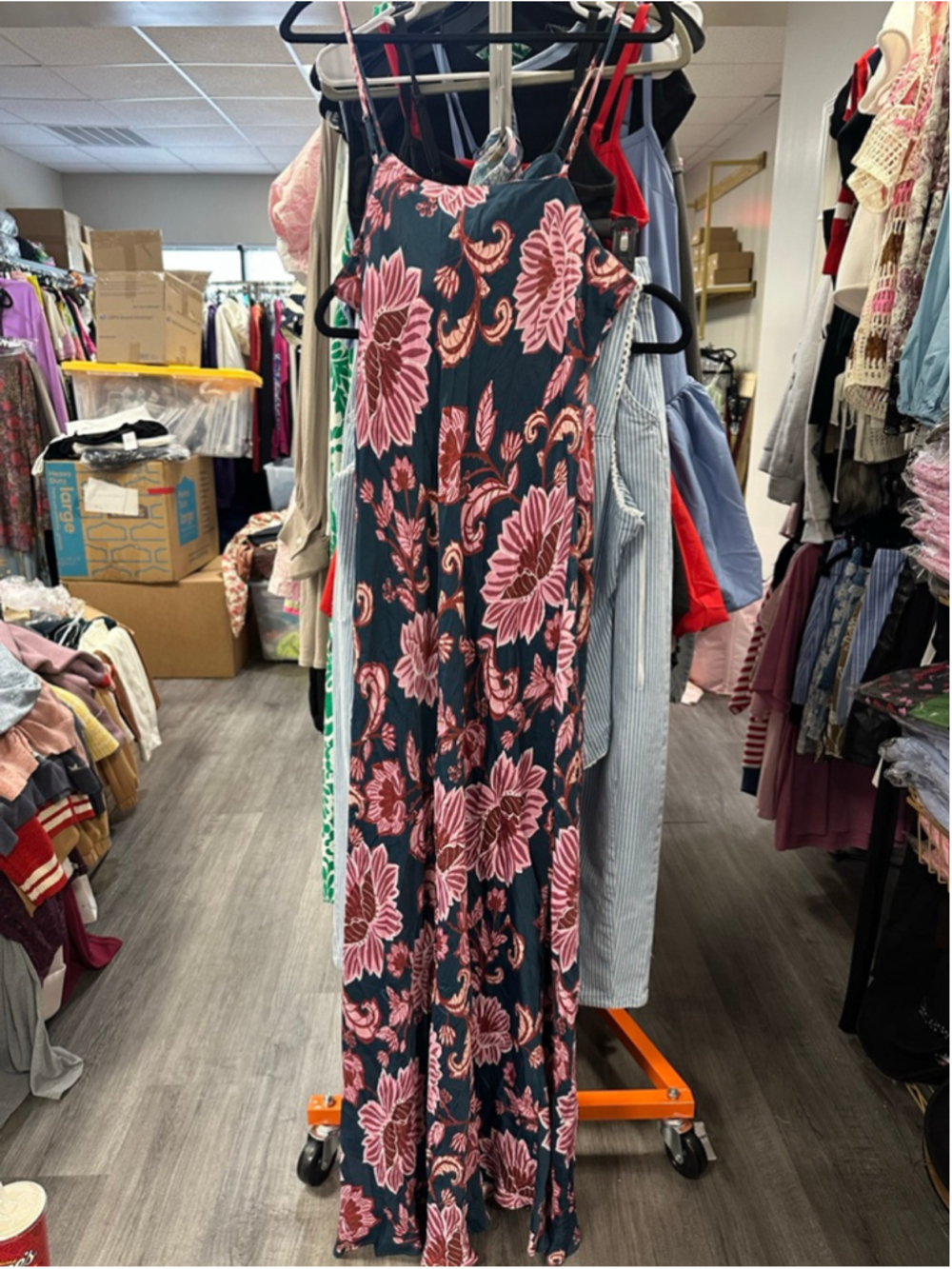 Farm Rio Flower Delicacy Paisley Slipdress|Size XL|NWT - Picture 9 of 9